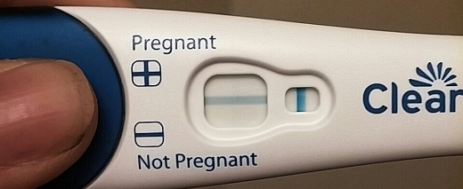 Clearblue Plus Pregnancy Test, Cycle Day 26