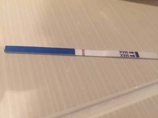 CVS Early Result Pregnancy Test, 12 Days Post Ovulation, FMU, Cycle Day 29