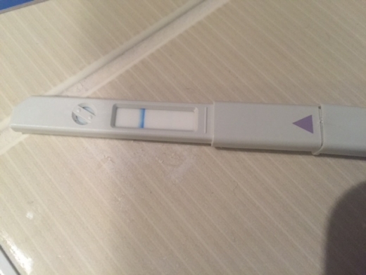 CVS Early Result Pregnancy Test, 12 Days Post Ovulation, FMU, Cycle Day 29