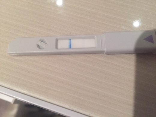 CVS Early Result Pregnancy Test, 12 Days Post Ovulation, FMU, Cycle Day 29