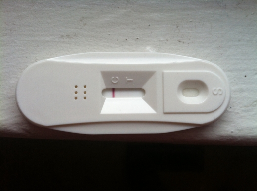 New Choice (Dollar Tree) Pregnancy Test, 9 Days Post Ovulation, Cycle Day 20