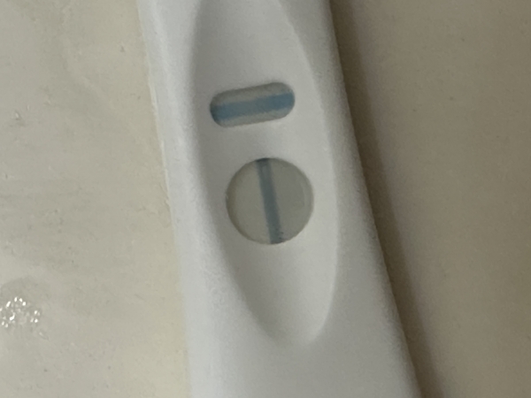 CVS One Step Pregnancy Test, 15 Days Post Ovulation, Cycle Day 33