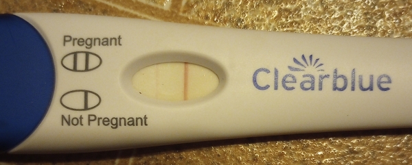 Clearblue Plus Pregnancy Test, 15 Days Post Ovulation, Cycle Day 29