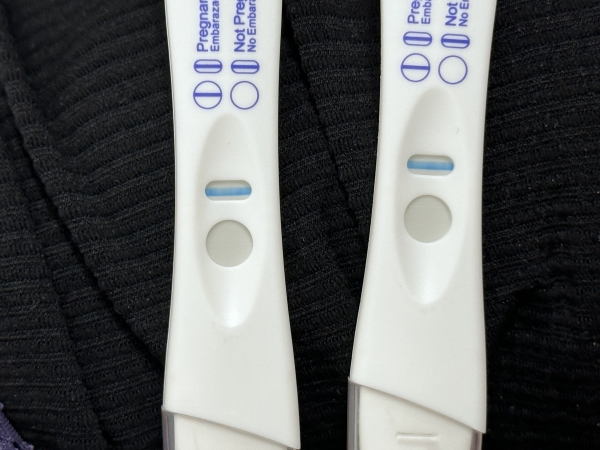 CVS Early Result Pregnancy Test, 12 Days Post Ovulation, Cycle Day 25