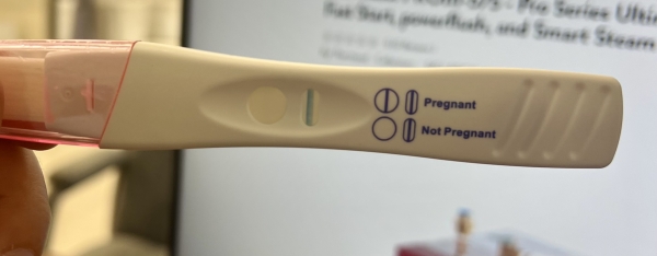 CVS Early Result Pregnancy Test, 8 Days Post Ovulation, Cycle Day 30