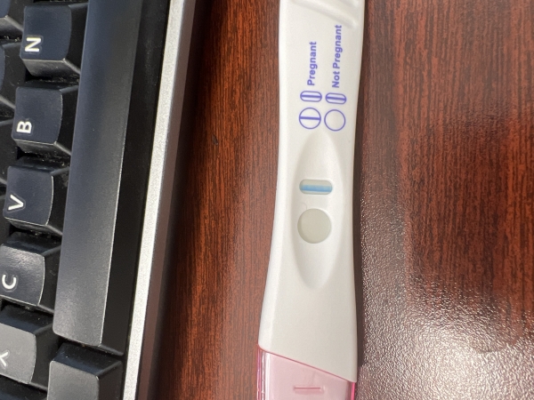 CVS Early Result Pregnancy Test, 8 Days Post Ovulation, Cycle Day 30