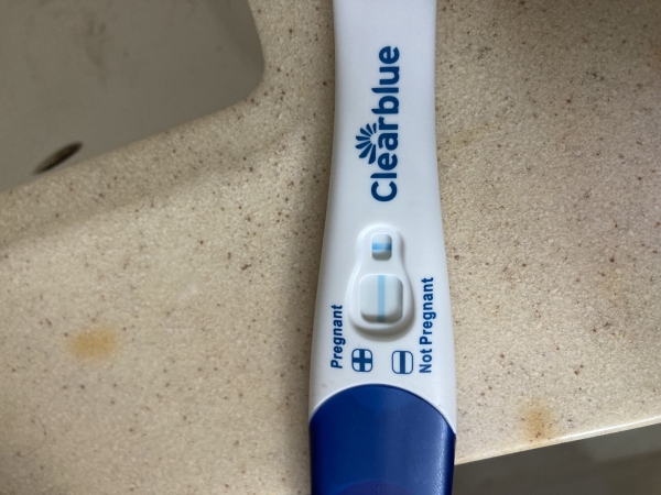 Clearblue Advanced Pregnancy Test, Cycle Day 29