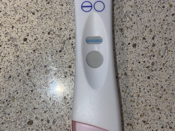 CVS Early Result Pregnancy Test, 18 Days Post Ovulation, Cycle Day 38