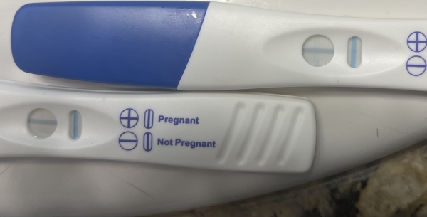 One Step Positive Pregnancy Test