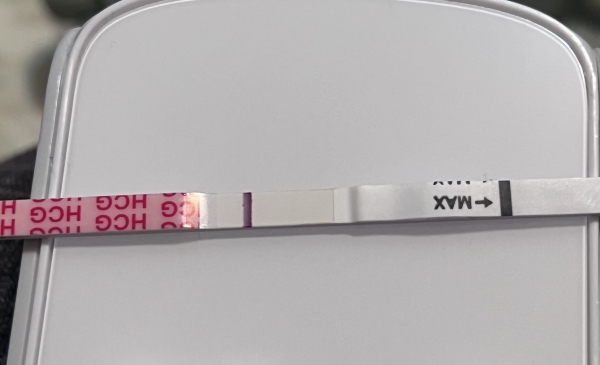 Wondfo Test Strips Pregnancy Test, 7 Days Post Ovulation, Cycle Day 22