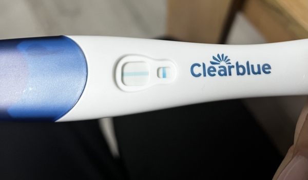 Clearblue Plus Pregnancy Test, 12 Days Post Ovulation, Cycle Day 26