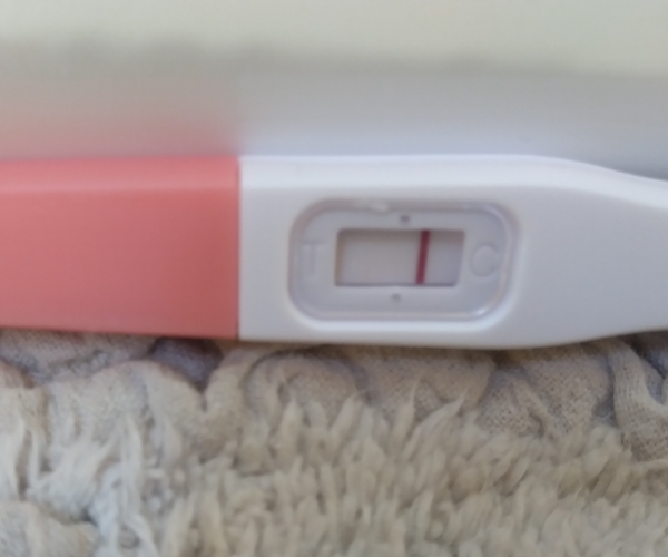 MomMed Pregnancy Test, 8 Days Post Ovulation