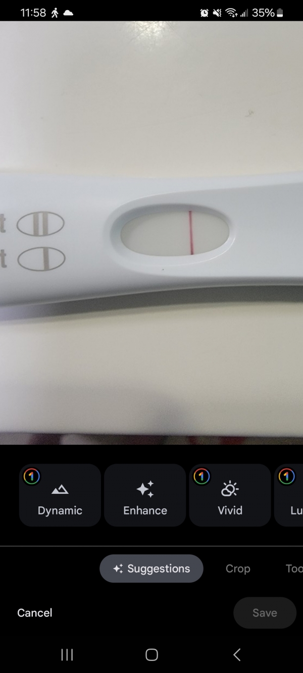 Home Pregnancy Test, 8 Days Post Ovulation