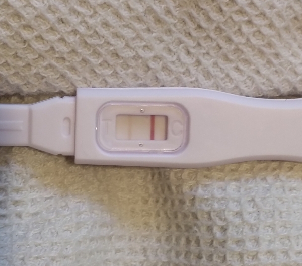 MomMed Pregnancy Test, 11 Days Post Ovulation, FMU, Cycle Day 26