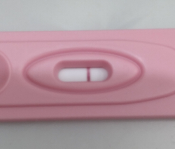 New Choice (Dollar Tree) Pregnancy Test, 7 Days Post Ovulation, FMU