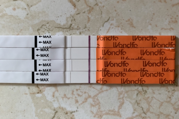 Wondfo Test Strips Pregnancy Test, 11 Days Post Ovulation, FMU