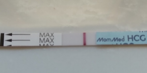 MomMed Pregnancy Test, 9 Days Post Ovulation