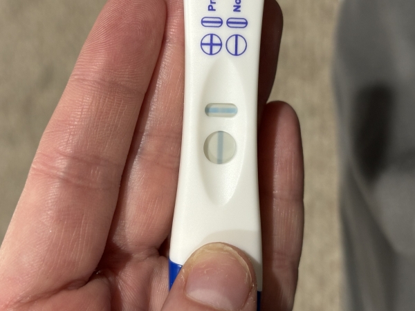 CVS One Step Pregnancy Test, 9 Days Post Ovulation, FMU