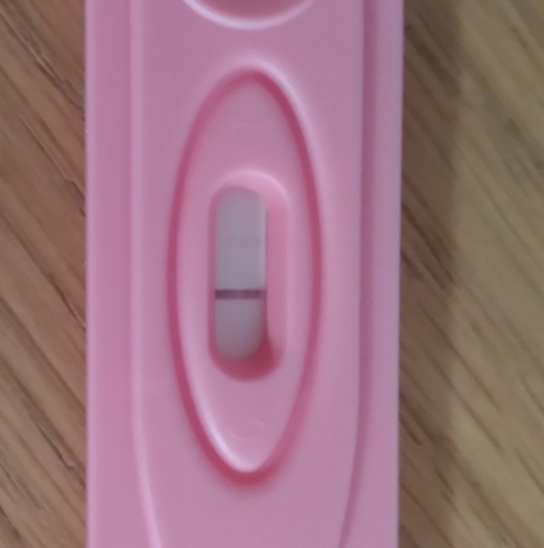 New Choice (Dollar Tree) Pregnancy Test, 10 Days Post Ovulation, FMU, Cycle Day 25