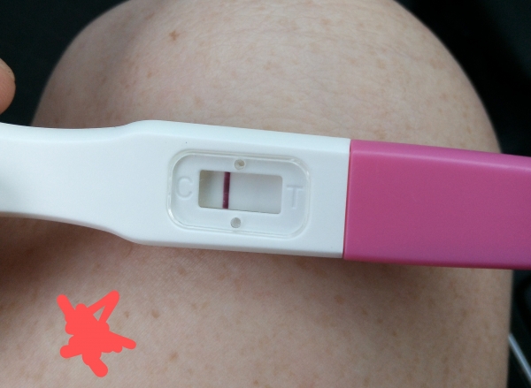 Clarisse One Step Pregnancy Test, 15 Days Post Ovulation, Cycle Day 29