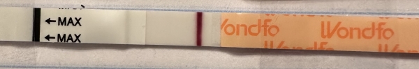 Wondfo Test Strips Pregnancy Test, 8 Days Post Ovulation