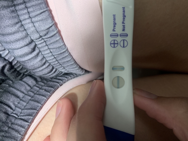 Walgreens One Step Pregnancy Test, 12 Days Post Ovulation, Cycle Day 26