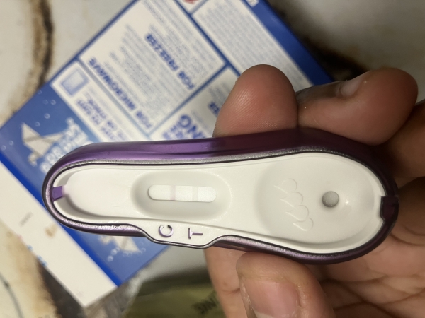 DG One Step Pregnancy Test, 12 Days Post Ovulation, Cycle Day 26