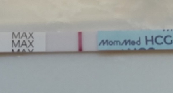 MomMed Pregnancy Test, 9 Days Post Ovulation