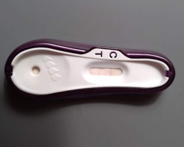 DG One Step Pregnancy Test, 11 Days Post Ovulation, FMU, Cycle Day 27