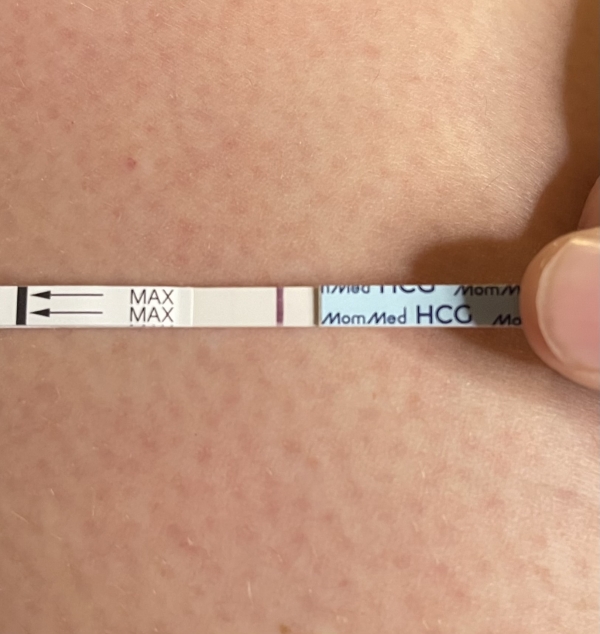 MomMed Pregnancy Test, 8 Days Post Ovulation