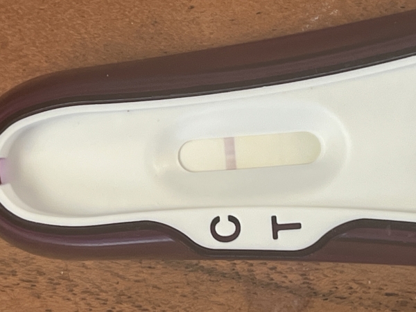 Generic Pregnancy Test, 8 Days Post Ovulation, FMU, Cycle Day 23