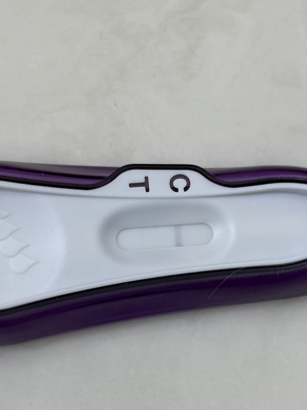 DG One Step Pregnancy Test, 6 Days Post Ovulation, Cycle Day 19