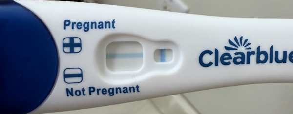 Clearblue Advanced Pregnancy Test, 6 Days Post Ovulation, Cycle Day 22