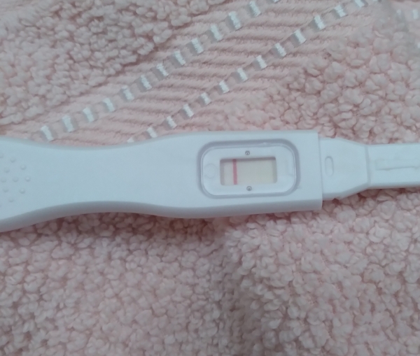 DG One Step Pregnancy Test, 9 Days Post Ovulation, FMU, Cycle Day 21