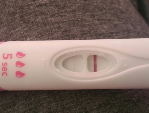 Generic Pregnancy Test, 8 Days Post Ovulation, Cycle Day 25