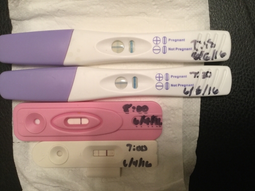 Walgreens One Step Pregnancy Test, 10 Days Post Ovulation, FMU, Cycle Day 28