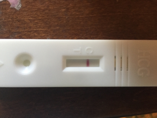 New Choice (Dollar Tree) Pregnancy Test, 15 Days Post Ovulation, FMU, Cycle Day 31