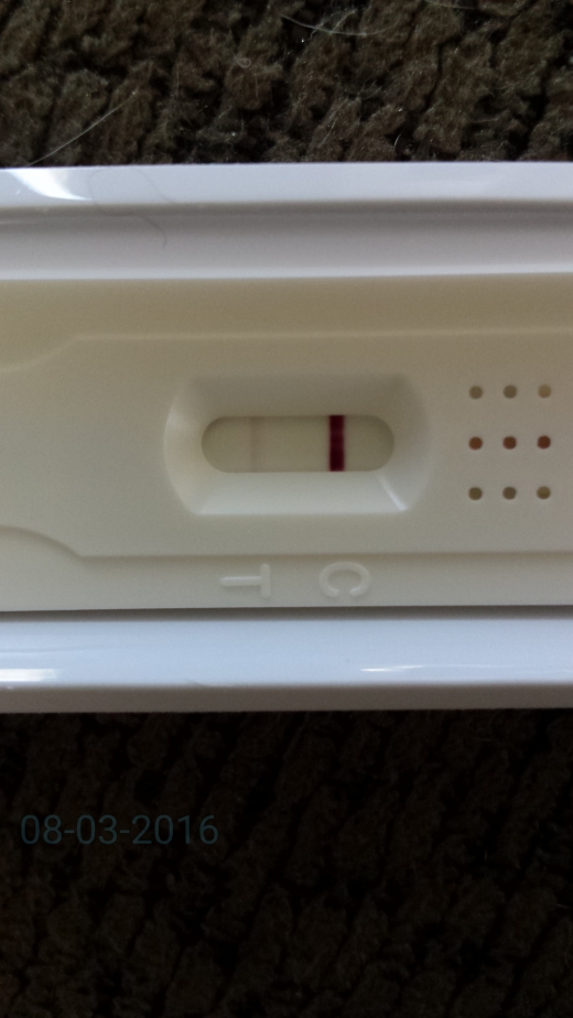 New Choice Pregnancy Test, 12 Days Post Ovulation, Cycle Day 25