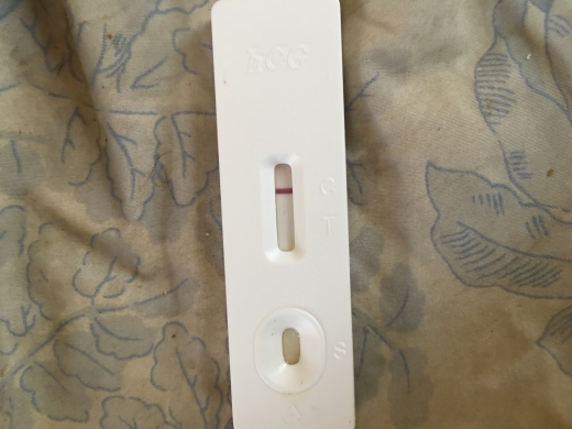 Home Pregnancy Test, Cycle Day 38