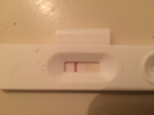 New Choice (Dollar Tree) Pregnancy Test, 9 Days Post Ovulation, Cycle Day 26