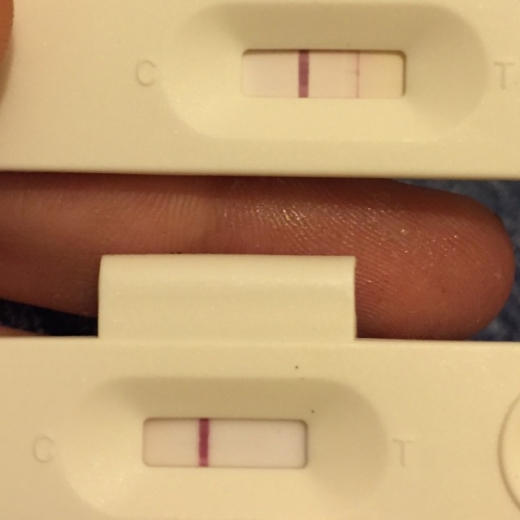 Generic Pregnancy Test, 17 Days Post Ovulation, FMU, Cycle Day 40