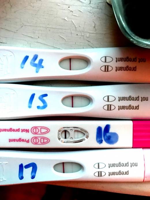 First Response Early Pregnancy Test, 17 Days Post Ovulation, FMU, Cycle Day 33