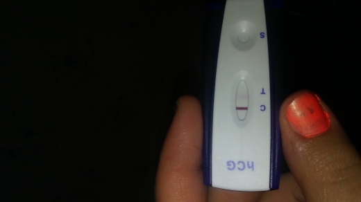 First Signal One Step Pregnancy Test, 11 Days Post Ovulation, Cycle Day 44