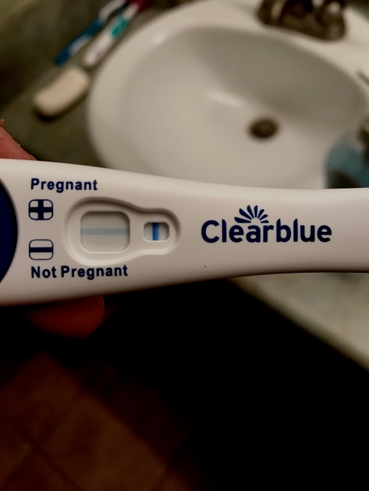 Clearblue Plus Pregnancy Test, 11 Days Post Ovulation, Cycle Day 28