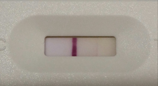 New Choice (Dollar Tree) Pregnancy Test, 21 Days Post Ovulation, FMU