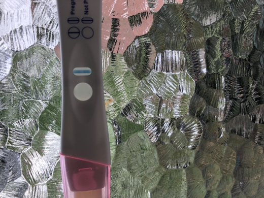 CVS Early Result Pregnancy Test, 20 Days Post Ovulation, Cycle Day 18