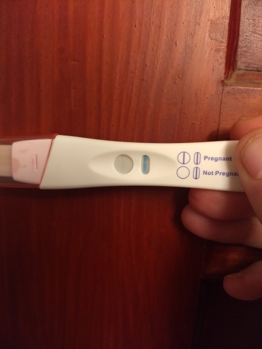 CVS Early Result Pregnancy Test, 9 Days Post Ovulation, FMU, Cycle Day 24