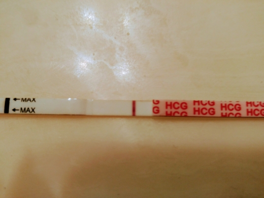 Wondfo Test Strips Pregnancy Test, 9 Days Post Ovulation, Cycle Day 22
