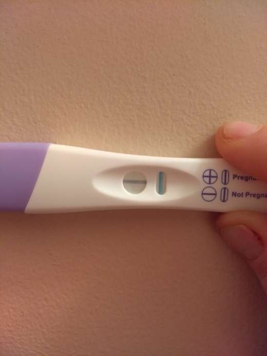 CVS One Step Pregnancy Test, 9 Days Post Ovulation, Cycle Day 27