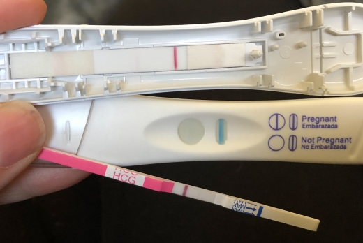 CVS Early Result Pregnancy Test, 13 Days Post Ovulation, Cycle Day 29